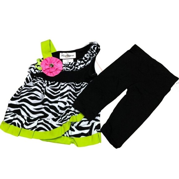 RARE EDITION 2 PCS SET OUTFIT DRESS & BOTTOM‎ 9 MOS NEW WITH TAG - Picture 1 of 10